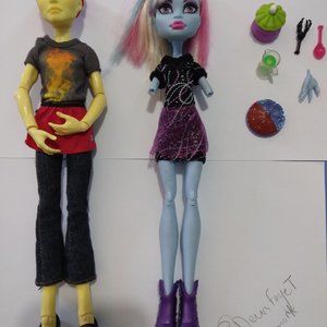 Monster High Home Ick two pack Abbey and heath